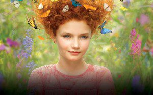 Girl Butterflies Hair 16x71